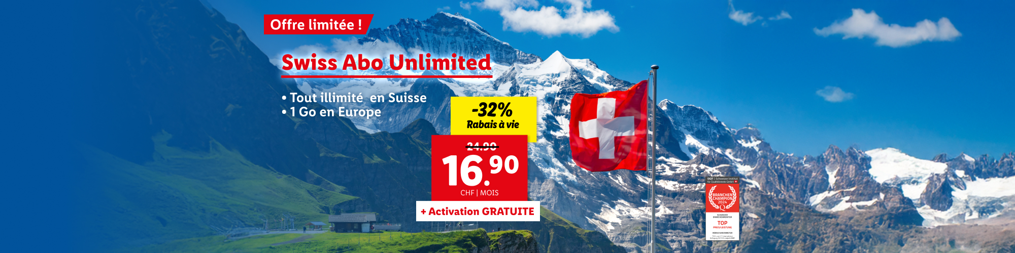 Swiss Abo Unlimited 16.90