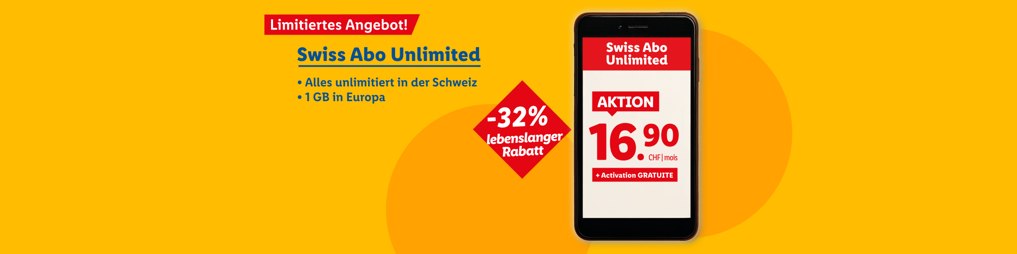 Swiss Abo Unlimited  16.90
